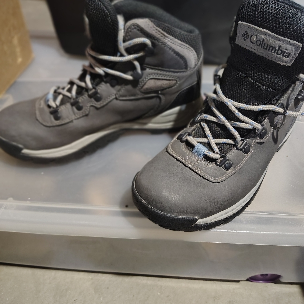 Columbia Kids' Gray Hiking Boots